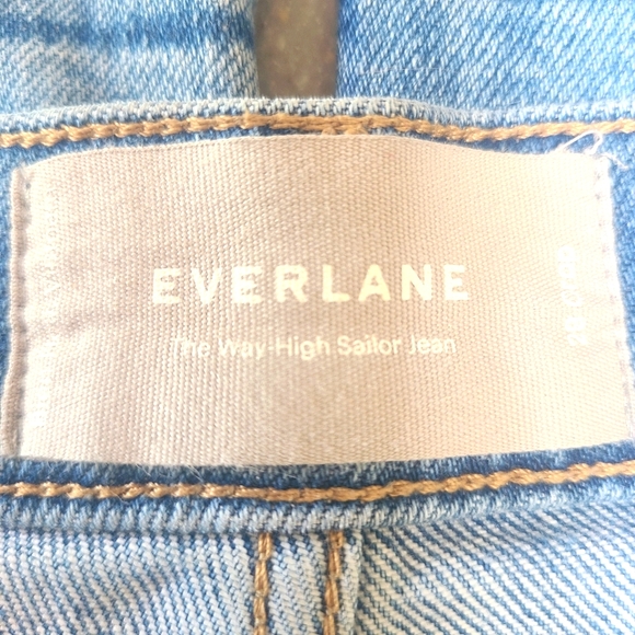 Everlane The Way-High® Sailor Jean Crop Wide Leg Jeans Size 29 - Picture 4 of 9